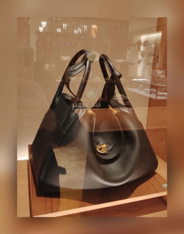 i1704599730_6168_0 Liu Factory Lindy Togo Leather CK89 Black Gold Hardware 26cm Full Handmade