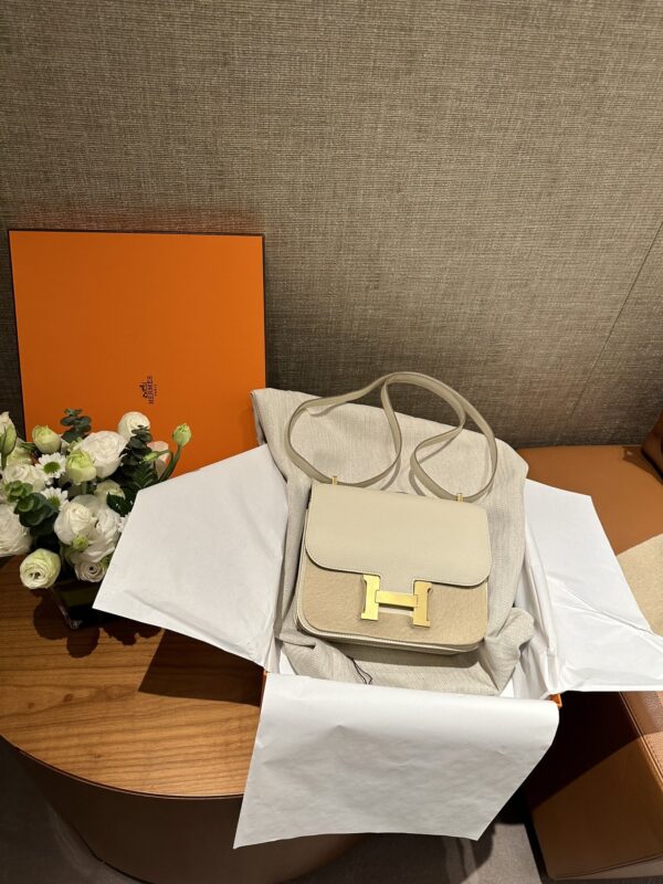 i1705033168_7516_0 Liu Factory Constance Epsom Leather Cream White Gold Hardware 18cm Full Handmade