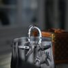 i1710822783_3486_0 Liu Factory Factory Birkin Swift Leather Black & Red Silver Hardware 30cm Full Handmade