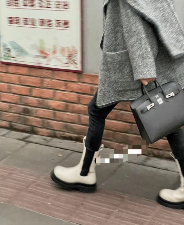 i1726288814_3176_0 Liu Factory Factory Birkin Epsom Leather Deep Grey Silver Hardware 25cm Full Handmade