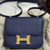 i1728460179_492_0 Liu Factory Constance Epsom Leather Gem Blue Gold Hardware 18cm Full Handmade
