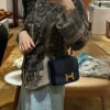 i1728460213_9681_0 Liu Factory Constance Epsom Leather Gem Blue Gold Hardware 18cm Full Handmade