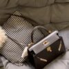 i1728802212_134_0 Liu Factory Kelly Shiny Box Leather Ebony Color Gold Hardware 28cm Full Handmade