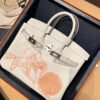 i1740815865765_4809_0_0 Liu Factory Factory Birkin in & out Swift Leather White Silver Hardware 25cm Full Handmade
