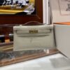 wsxc1746720983582_0-1 Liu Factory Mini Kelly Pochette Matte Alligator Crocodile Cream White Gold Hardware 22cm Full Handmade