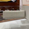 wsxc1746720983583_8 Liu Factory Mini Kelly Pochette Matte Alligator Crocodile Cream White Gold Hardware 22cm Full Handmade