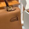 wsxc1764078251820_2 Liu Factory Factory Kelly Touch Togo & Matte Crocodile CK37 Golden Brown Silver Hardware 25cm Full Handmade