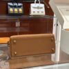 wsxc1764078251820_5 Liu Factory Factory Kelly Touch Togo & Matte Crocodile CK37 Golden Brown Silver Hardware 25cm Full Handmade