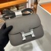 wsxc1773825508170_3 Liu Factory Constance Epsom Leather Deep Grey Silver Hardware 18cm Full Handmade