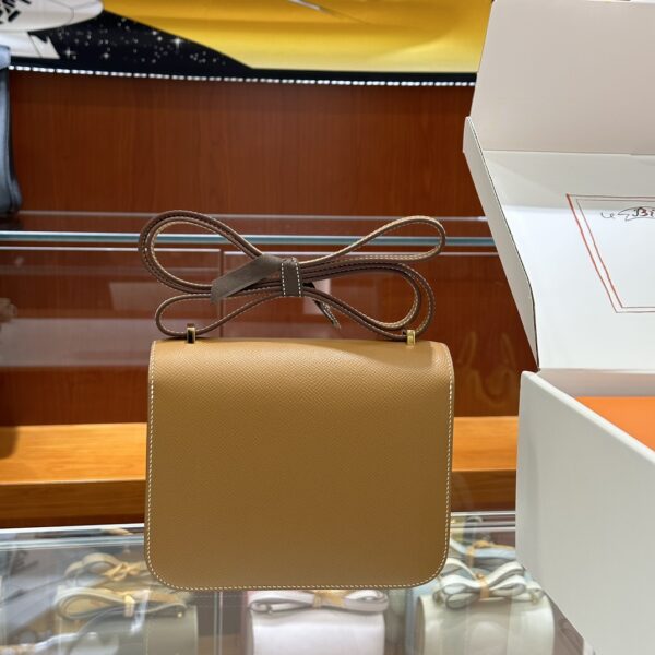 wsxc1773825547619_5 Liu Factory Constance Epsom Leather Golden Brown Gold Hardware 18cm Full Handmade