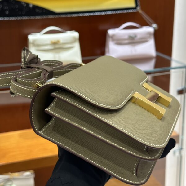 wsxc1773825583951_1 Liu Factory Constance Epsom Leather Etoupe Grey Gold Hardware 18cm Full Handmade