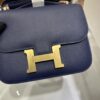 wsxc1773825629149_4 Liu Factory Constance Epsom Leather Gem Blue Gold Hardware 18cm Full Handmade