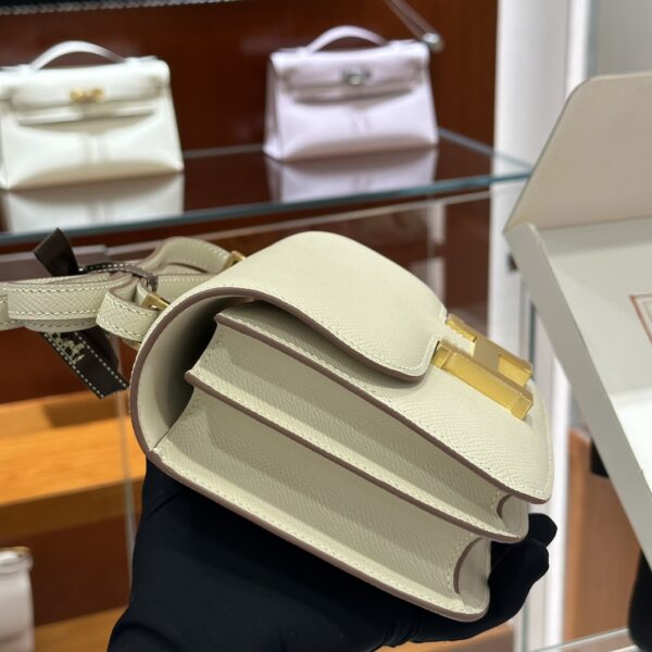 wsxc1773825650346_2 Liu Factory Constance Epsom Leather Cream White Gold Hardware 18cm Full Handmade