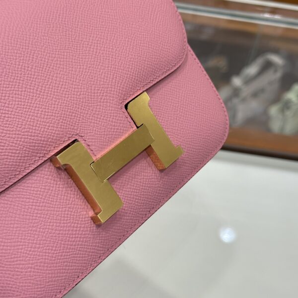 wsxc1773825657403_1 Liu Factory Constance Epsom Leather Rose Pink Gold Hardware 18cm Full Handmade
