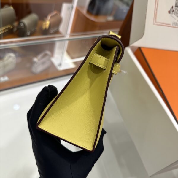 wsxc1774173176238_2 Liu Factory Kelly Pochette Swift Leather Lemon Yellow Light Gold Hardware 22cm Full Handmade