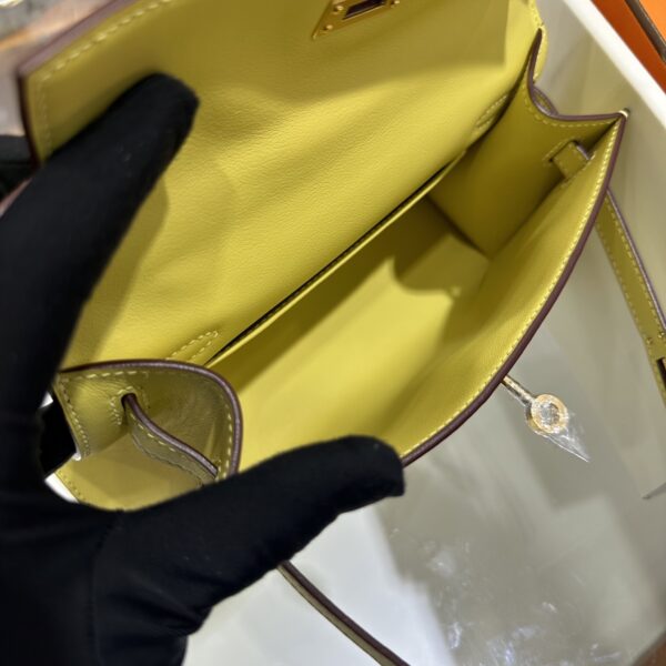 wsxc1774173176238_5 Liu Factory Kelly Pochette Swift Leather Lemon Yellow Light Gold Hardware 22cm Full Handmade