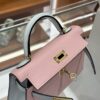 wsxc1774372268243_1 Liu Factory Mini Kelly Epsom Sakura Pink & Light Blue Gold Hardware 19cm Full Handmade