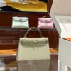 wsxc1774372291577_0-1 Liu Factory Mini Kelly Epsom Cream White & Etoupe Grey Gold Hardware 19cm Full Handmade