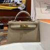 wsxc1774372297851_0-1 Liu Factory Mini Kelly Epsom Etoupe Grey & Cream White Gold Hardware 19cm Full Handmade
