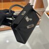 wsxc1774720686166_3 Liu Factory Mini Kelly Epsom Leather CK89 Black Silver Hardware 19cm Full Handmade