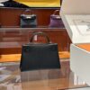 wsxc1774720686166_5 Liu Factory Mini Kelly Epsom Leather CK89 Black Silver Hardware 19cm Full Handmade