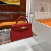 wsxc1774720710439_0-1 Liu Factory Mini Kelly Epsom Leather Bright Red Gold Hardware 19cm Full Handmade