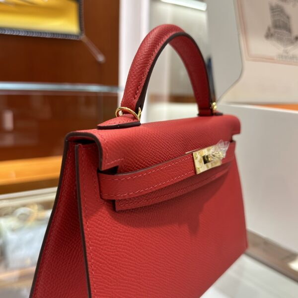 wsxc1774720710439_3 Liu Factory Mini Kelly Epsom Leather Bright Red Gold Hardware 19cm Full Handmade