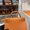 wsxc1774720737842_3 Liu Factory Mini Kelly Epsom Leather Orange Silver Hardware 19cm Full Handmade