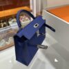 wsxc1774720761575_2 Liu Factory Mini Kelly Epsom Leather Shiny Blue Silver Hardware 19cm Full Handmade