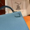 Liu Factory Mini Kelly Epsom Leather Sky Blue Gold Hardware 19cm Full Handmade