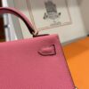 wsxc1774720805532_3 Liu Factory Mini Kelly Epsom Leather Rose Pink Gold Hardware 19cm Full Handmade