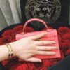 wsxc1774720813074_1 Liu Factory Mini Kelly Epsom Leather Rose Pink Gold Hardware 19cm Full Handmade