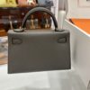 wsxc1775122573967_3 Liu Factory Mini Kelly Epsom Leather Medium Grey Gold Hardware 19cm Full Handmade