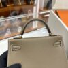 wsxc1775122621533_5 Liu Factory Mini Kelly Epsom Leather Etoupe Grey Gold Hardware 19cm Full Handmade