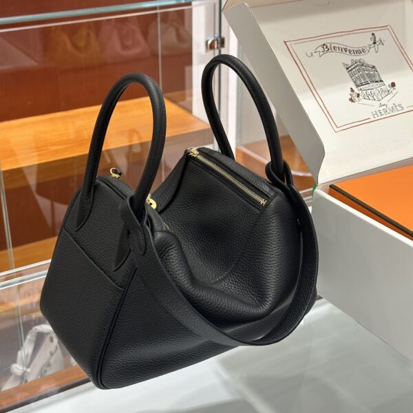 wsxc1776161816007_1 Liu Factory Lindy Togo Leather CK89 Black Gold Hardware 26cm Full Handmade