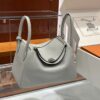 wsxc1776161921476_0 Liu Factory Lindy Togo Leather Light Grey Silver Hardware 26cm Full Handmade