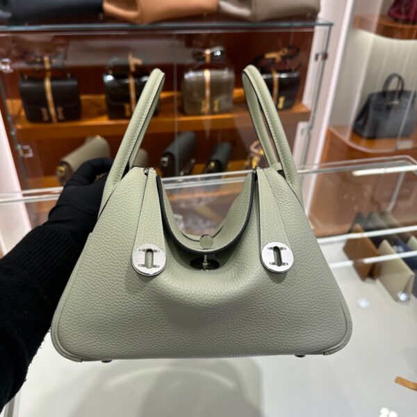 wsxc1776161961151_4 Liu Factory Lindy Togo Leather Grayish Green Silver Hardware 26cm Full Handmade