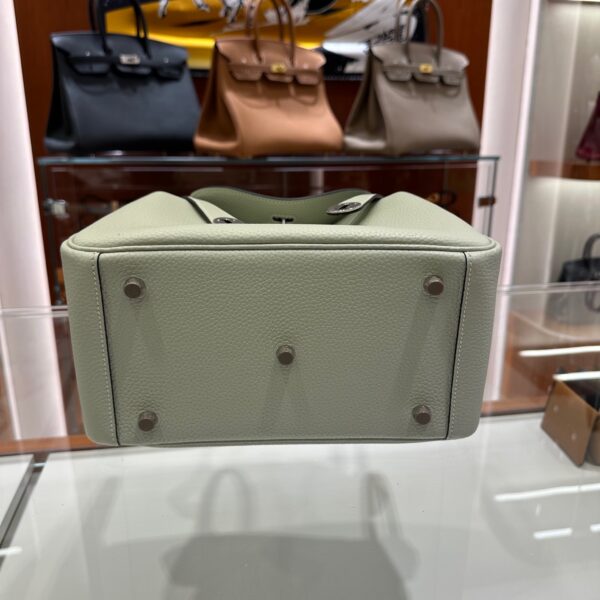 wsxc1776161961151_8 Liu Factory Lindy Togo Leather Grayish Green Silver Hardware 26cm Full Handmade