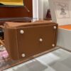 Liu Factory Lindy Togo Leather Golden Brown Gold Hardware 30cm Full Handmade