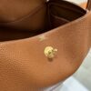 Liu Factory Lindy Togo Leather Golden Brown Gold Hardware 30cm Full Handmade