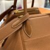 Liu Factory Lindy Togo Leather Golden Brown Gold Hardware 30cm Full Handmade