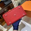 Liu Factory Lindy Togo Leather S3 Bright Red Silver Hardware 30cm Full Handmade