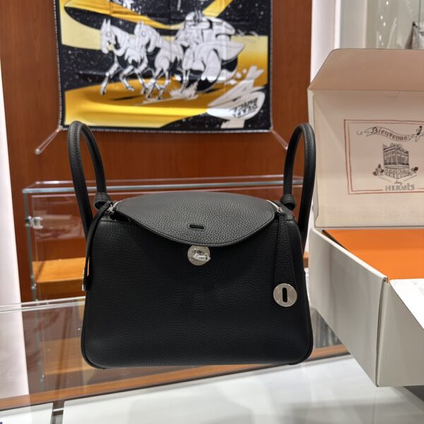wsxc1776786163761_3 Liu Factory Lindy Togo Leather CK89 Black Silver Hardware 26cm Full Handmade