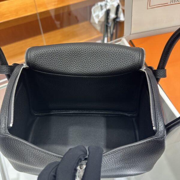 wsxc1776786163761_4 Liu Factory Lindy Togo Leather CK89 Black Silver Hardware 26cm Full Handmade
