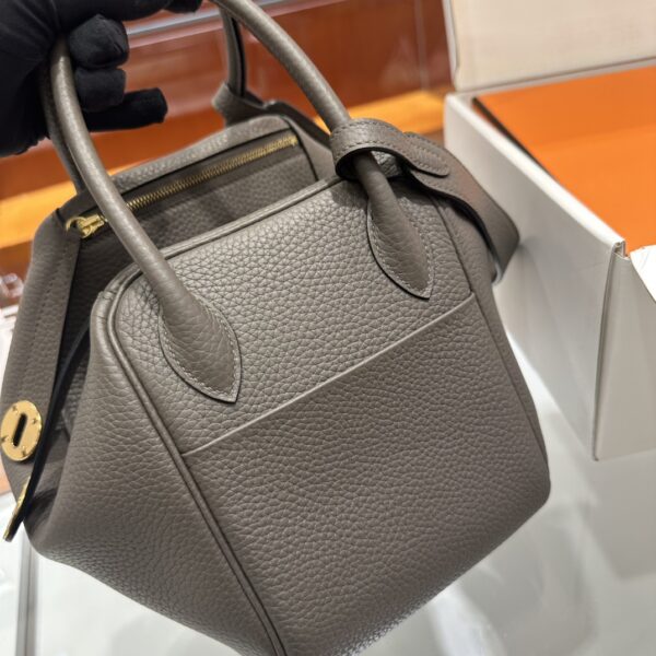 wsxc1776786183779_4 Liu Factory Lindy Togo Leather Deep Grey Silver Hardware 26cm Full Handmade