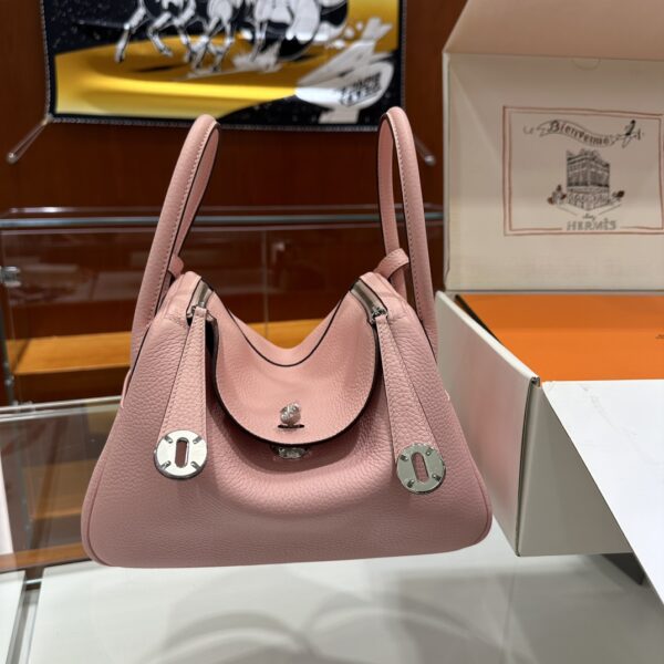 wsxc1776786216282_0 Liu Factory Lindy Togo Leather Sakura Pink Silver Hardware 26cm Full Handmade
