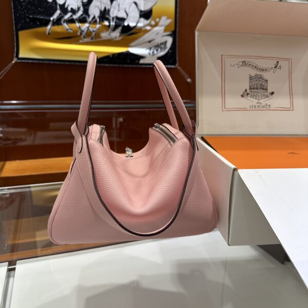 wsxc1776786216282_2 Liu Factory Lindy Togo Leather Sakura Pink Silver Hardware 26cm Full Handmade