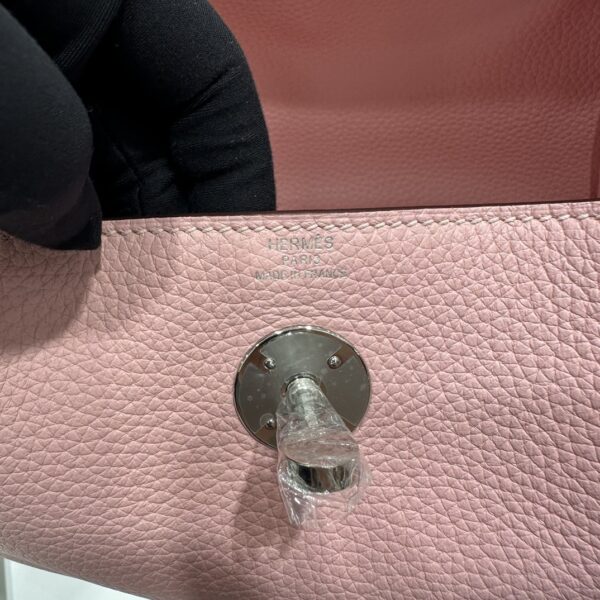 wsxc1776786216282_5 Liu Factory Lindy Togo Leather Sakura Pink Silver Hardware 26cm Full Handmade
