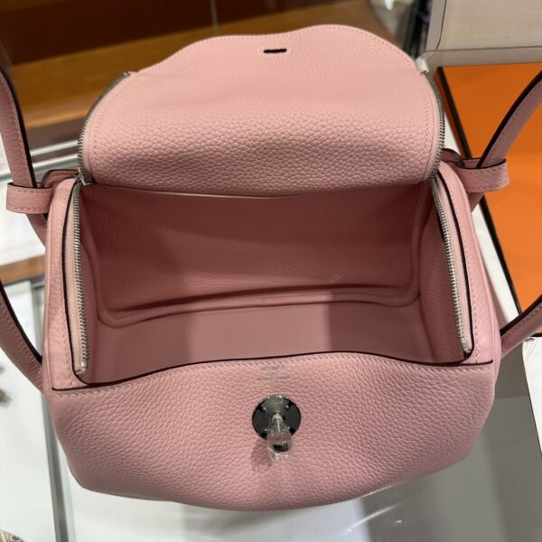 wsxc1776786216282_6 Liu Factory Lindy Togo Leather Sakura Pink Silver Hardware 26cm Full Handmade