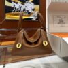 Liu Factory Lindy Togo Leather Golden Brown Gold Hardware 26cm Full Handmade